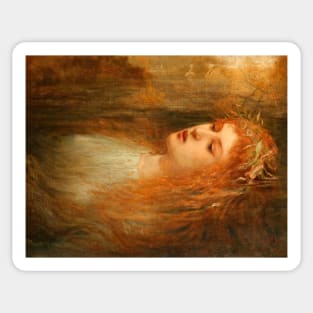 Ophelia - John Everett Millais Sticker